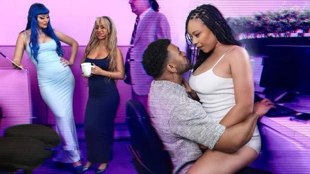 [FreeuseFantasy] Jewelz Blu, Adriana Maya, Luna Luxe – The Boss Let Me Fuck All of My Coworkers Freeuse On the Job